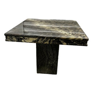 Vintage Marble Side Table For Sale