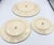 Ceramic 1990s Lenox Moonspun China Platinum Trim Dinner, Salad, Bread 3pc Plate Set For Sale - Image 7 of 10