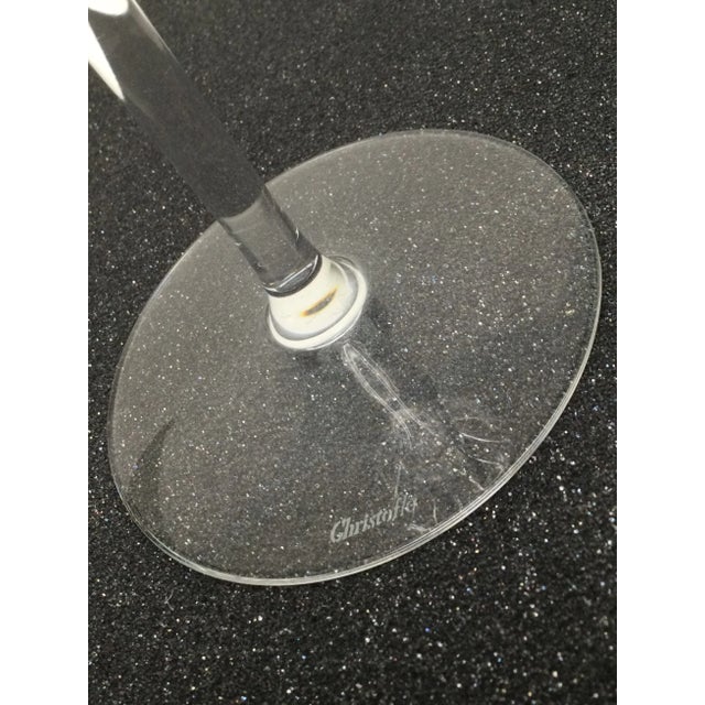 Vintage French Christofle Iriana Wine Glasses Set of 5 For Sale - Image 12 of 12