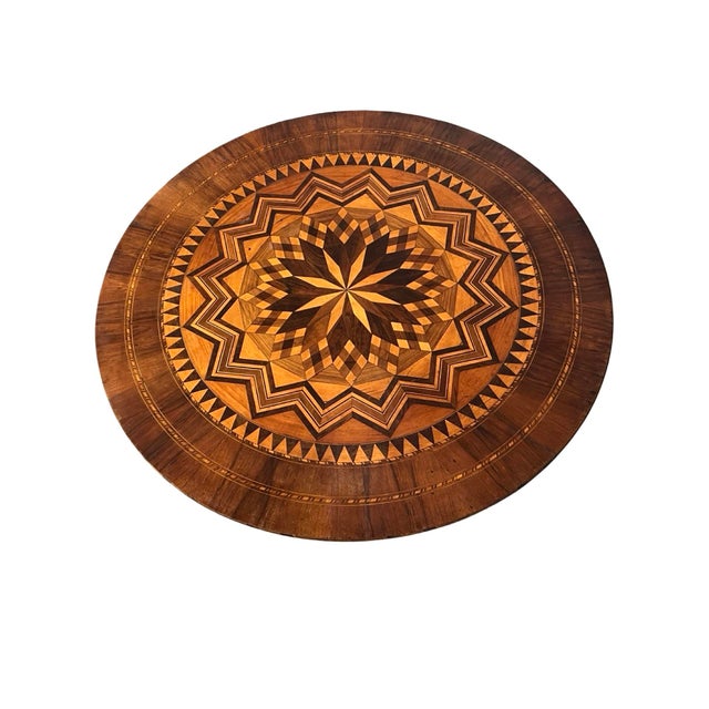 Antique Italian Sorrento Side Table, 1800s For Sale - Image 10 of 16