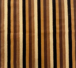 25 Yards Modern Nancy Corzine Silk Cut Velvet Valentine Stripe Fabric – Rootbeer