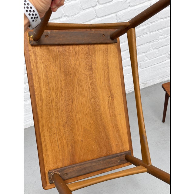 Pair - Mid Century Modern Teak Danish Side Tables, C. 1960’s For Sale - Image 11 of 13