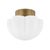 Hudson Valley Lighting Seabrook 15 in. 1 Light Flush Mount in Historic Bronze Finish For Sale In New York - Image 6 of 6