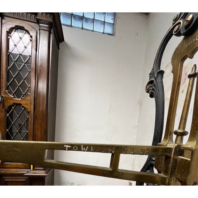 Vintage W.& T. Avery Brass/ Cast Iron Beam Scale For Sale - Image 10 of 12