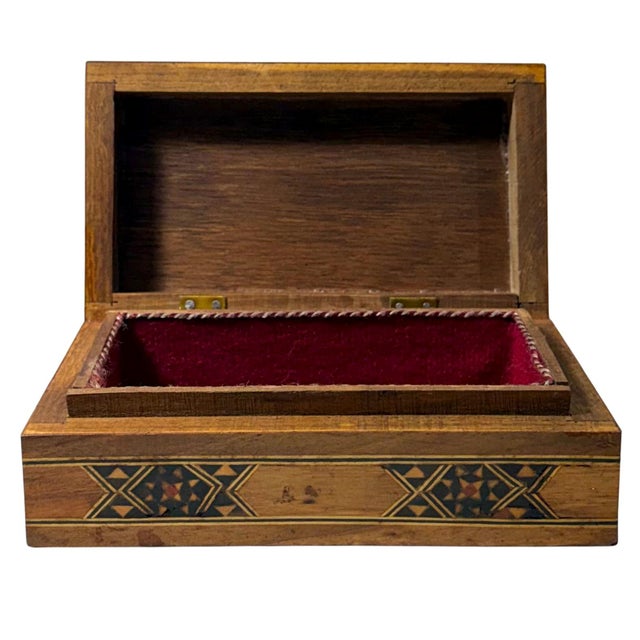 Wood 19th Century Anglo Indian Sadeli Mosaic Inlaid Box For Sale - Image 7 of 11