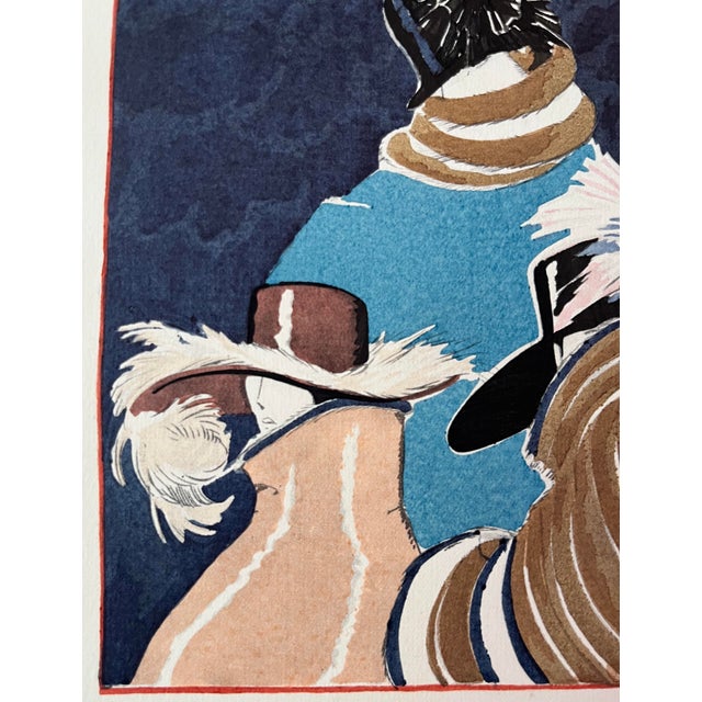 1920s Trois Chapeaux, Gazette Du Bon Ton, by Porter Woodruff For Sale - Image 4 of 6