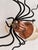Metal Italian Spider Wall Light Sconce with Yellow Glass Body, 1960s For Sale - Image 7 of 12
