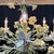 Metal Vintage Italian Style Painted Tole Floral 6-Arm Chandelier With Yellow Roses For Sale - Image 7 of 13