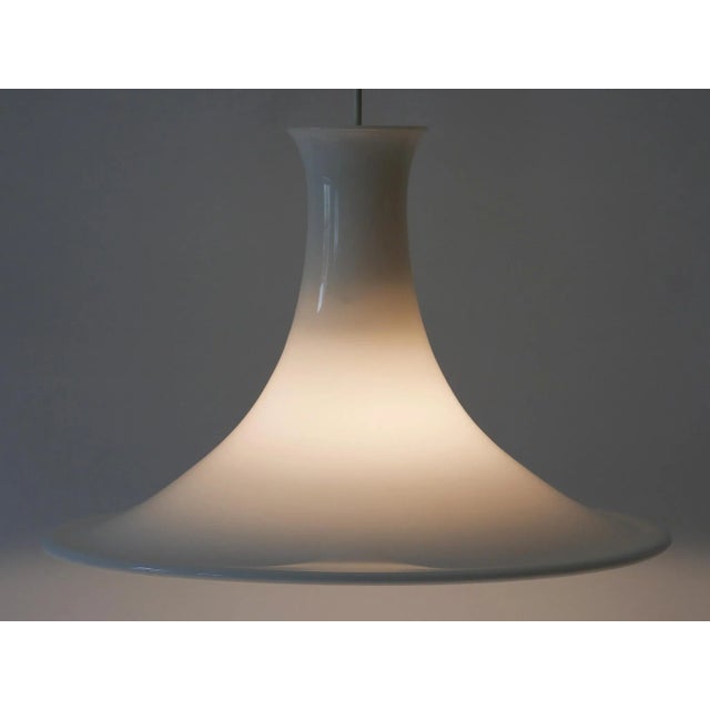 Mid-Century Modern Mandarin Pendant Lamp by Michael Bang for Holmegaard, 1980s For Sale - Image 3 of 18