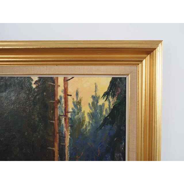 The Autumn Forest, 1960s, Oil on Canvas, Framed For Sale - Image 7 of 13