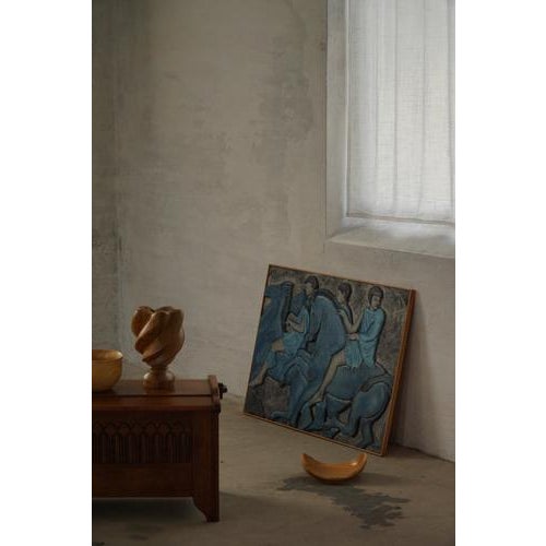 Mid-20th Century Modern Wall Relief with Figural Motif, 1950s For Sale - Image 12 of 18