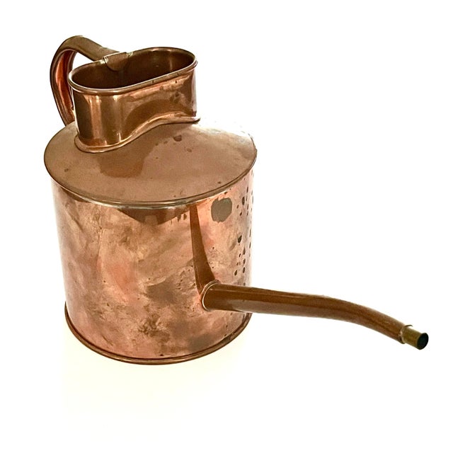 Vintage Copper Watering Can For Sale - Image 4 of 6