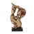 Kenneth Ludwig Chicago Abstract Matte Bronze Ceramic Statue For Sale - Image 4 of 7