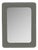 Vintage Italian Smoked Glass Wall Mirror, 1970s For Sale