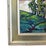 American Original William Hawkins Mountain Landscape Oil Painting Including the Antiqued Silver Wood Frame For Sale - Image 3 of 5