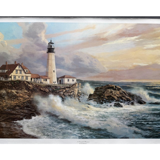 Brown 1997 "A Peaceful Horizon" by Nenad Mirkovich, Open Edition, Reproduction 36x24 For Sale - Image 8 of 10