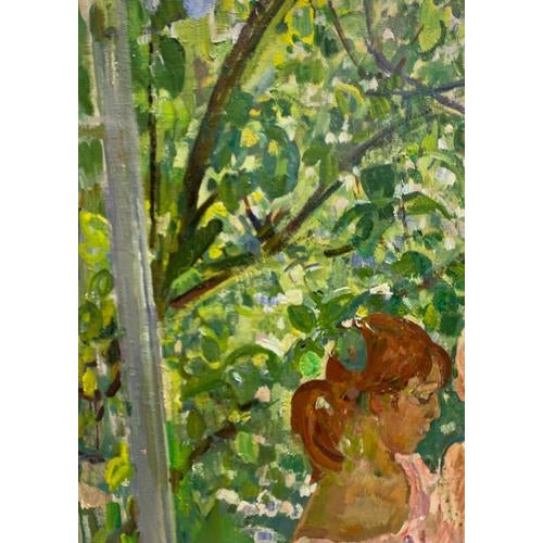 Gleb Savinov, Mother's Day, 1977, Oil Painting, Framed For Sale - Image 4 of 11