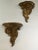 Rococo Pair of 19th Century Italian Rococo Giltwood Wall Shelves With Original Gold Leaf For Sale - Image 3 of 12