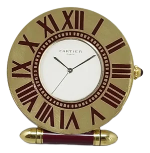Alarm Clock Pendulette by Cartier, 1990s