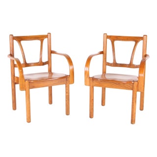 Organic Armchairs, 1980s, Set of 2 For Sale