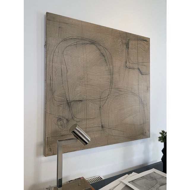 Resurfacing, 2025 by Murray Duncan Mixed media on canvas 48 × 48 inches Resurfacing is a quietly assertive abstract work...