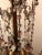 Metal Vintage Crystal Beaded Chandelier For Sale - Image 7 of 11