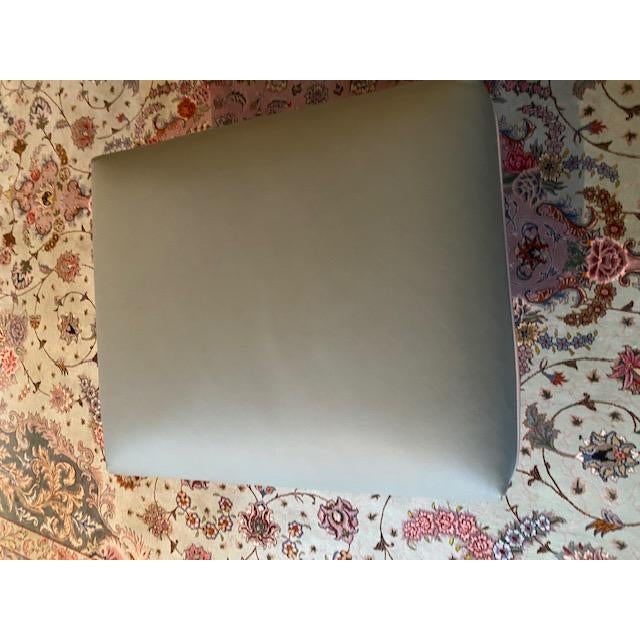 Animal Skin Gamma Arredamenti Modern Armchair With End Table and Matching Ottoman For Sale - Image 7 of 11