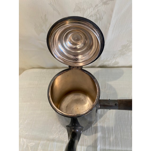 Antique 1920’s Silver Andrew Johnson Hotel Chocolate Pot For Sale - Image 6 of 10