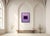 Contemporary Abstract Acrylic on Canvas "Extended Light (Cobalt Violet)" by Andy Harwood For Sale - Image 4 of 5