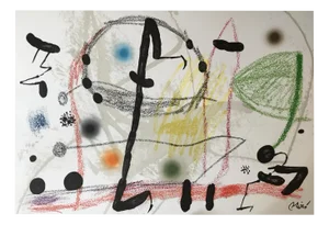 Joan Miro, Maravillas Con Acrosticas 13, 1975, Original Lithograph
