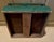 Antique 1920's American Green Paint Decorated Wood Fence, Gate and Stand for Displaying a Feather Christmas Tree For Sale - Image 14 of 15