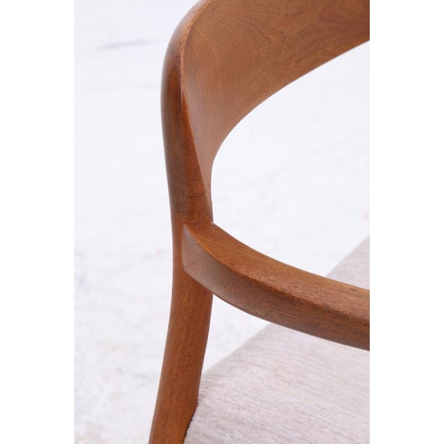 No 56 Armchairs in Teak by Niels Otto Møller, Set of 2 For Sale - Image 10 of 18