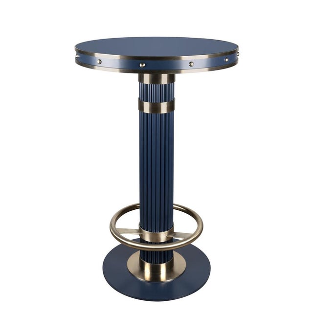 Contemporary Willis Bar Table by Porus Studio For Sale - Image 3 of 9