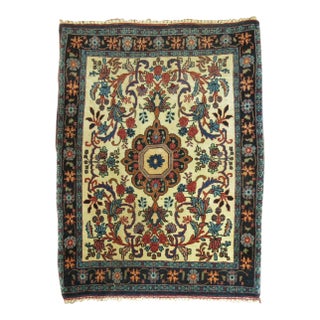 20th Century Vintage Persian Bidjar Square Mat Size Rug For Sale