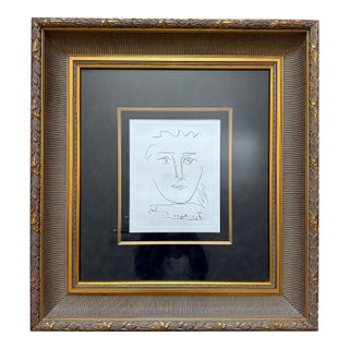 1950s "Age De Soleil" Picasso Restrike Etching For Sale