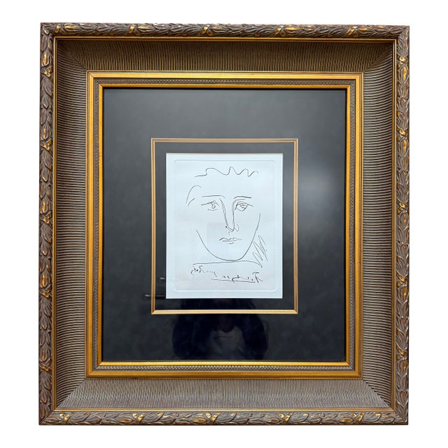 1950s "Age De Soleil" Picasso Restrike Etching For Sale