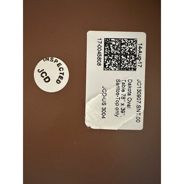 2010s Julian Chichester Dakota Oval Dining Table Santos Rosewood For Sale - Image 5 of 5