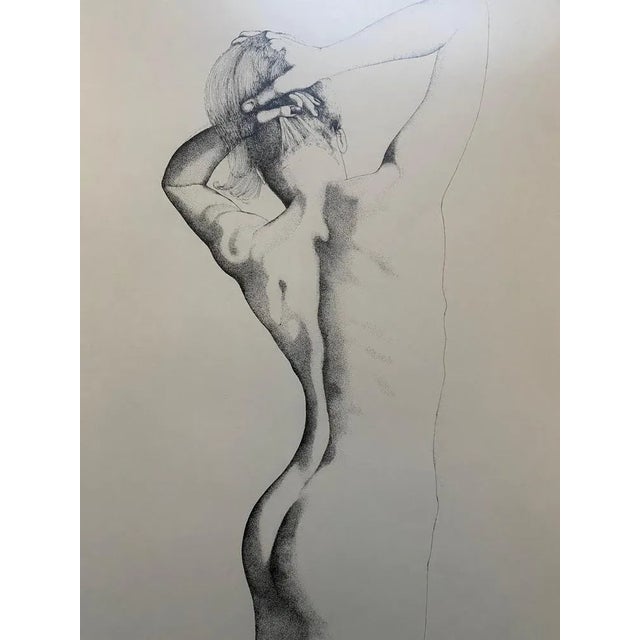Nu de dos, 1978, Ink Drawing For Sale - Image 7 of 9