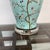 Late 20th Century Late 20th Century Jade Green Ceramic Table Lamp With Butterflies + Birds For Sale - Image 5 of 12
