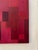Red Abstract Geometric Red Oil Painting by Stephen Cimini For Sale - Image 8 of 11
