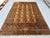 Terracotta Camel Afghan Ersari Hand-Knotted Wool Rug - 6'7" X 9'7" For Sale - Image 4 of 11