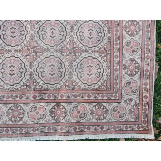 Vintage Kayseri Rug - 6'5'' X 9'11'' For Sale - Image 4 of 13