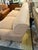 Design Plus Gallery presents a Rolled Arm Sofa on Casters from J. Fitzgerald. The sofa has a soft tan upholstery with...