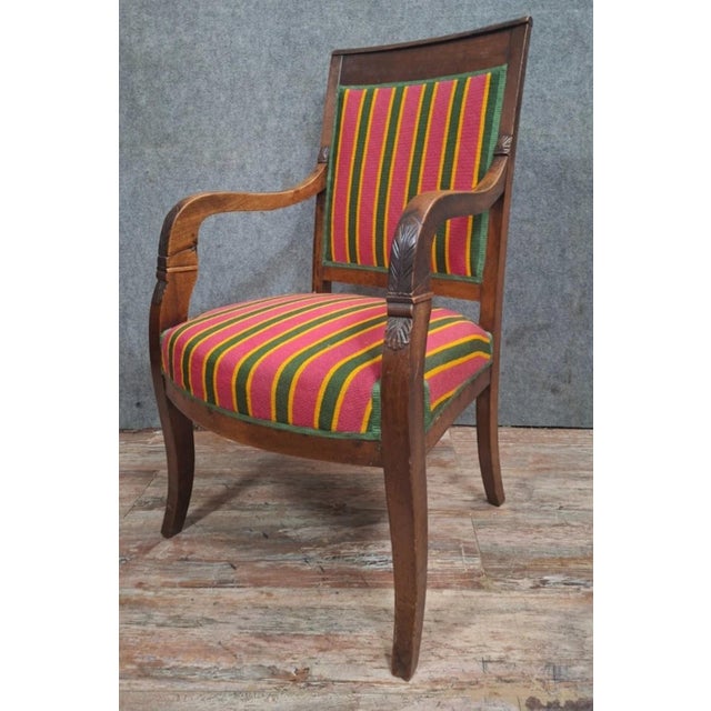 Wood Empire Office Chair in Walnut For Sale - Image 7 of 9