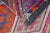 Orange 1980s Rustic Turkish Hand Knotted Ikat Colorful Kilim Rug For Sale - Image 8 of 9