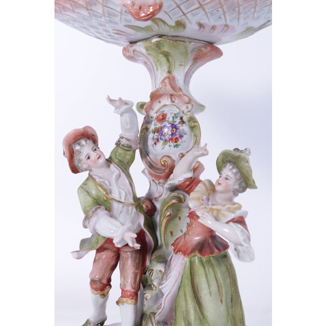 Meissen 19th Century Porcelain Centerpiece For Sale - Image 13 of 15