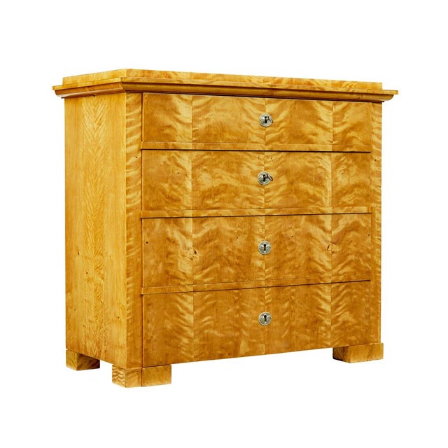Antique Swedish Biedermeier Chest of Drawers, 1860 For Sale - Image 13 of 13