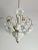 Gold Venetian 3-Light Chandelier with Murano Glass Flowers, 1970s For Sale - Image 8 of 8