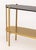 Early 21st Century Luxxu Marble Top Two-Tier Brass "Craig" Table For Sale - Image 5 of 8