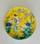 Japanese Antique Japanese Meiji Period Famille Jaune Porcelain Charger Plate by Yamatoku For Sale - Image 3 of 15
